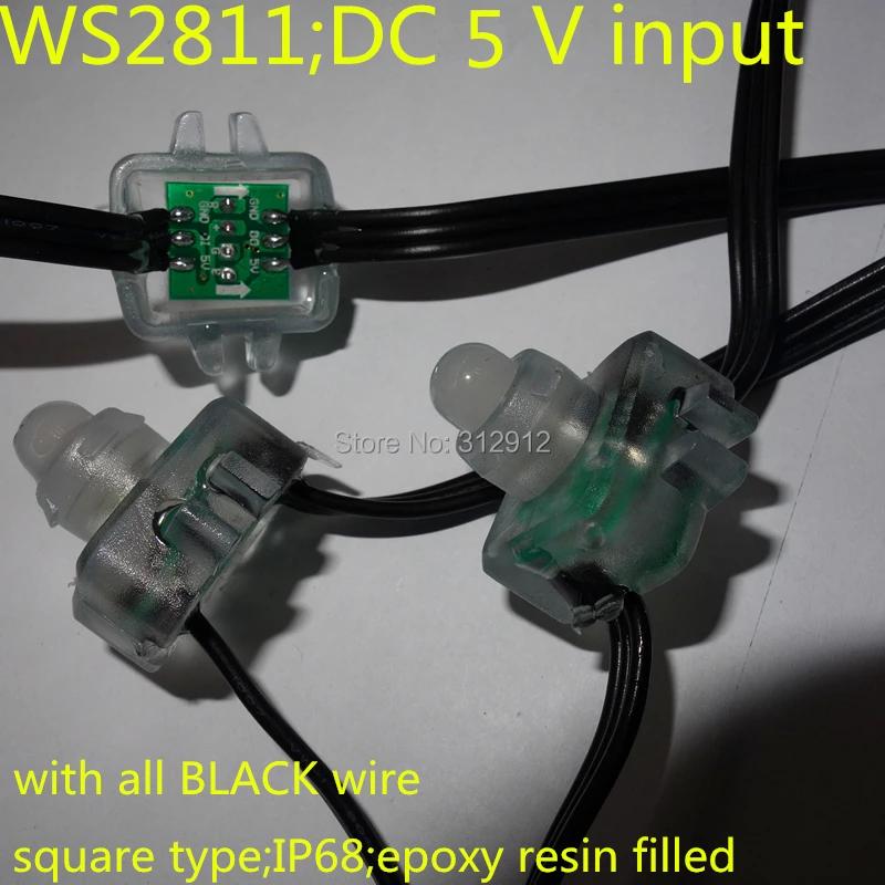 DC5V WS2811 LED Ʈ Ʈ, ּ  ,   ̾, IP68 ,   , 50pcs ڿ